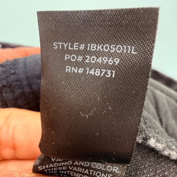 Lulus Black Denim Button Front Mini Skirt High Waist Size Small - Picture 12 of 14